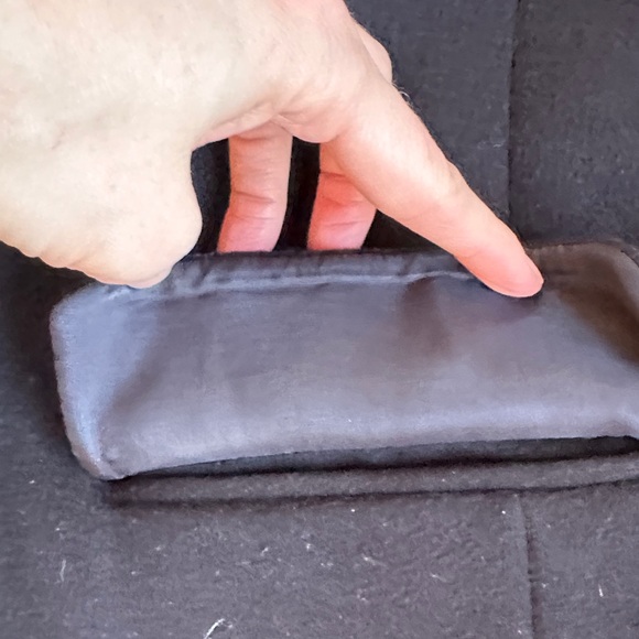 J. Crew Black Vintage 100% Wool Coat - Picture 4 of 14